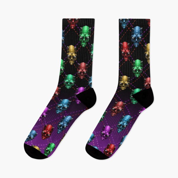 Item preview, Alien Devil Face pattern designed and sold by lillyrise.