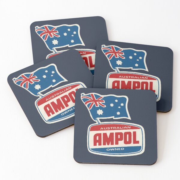 Artikelvorschau, Ampol Petrol Oil Retro Vintage Logo Australische Flagge entworfen und verkauft von MKD1.