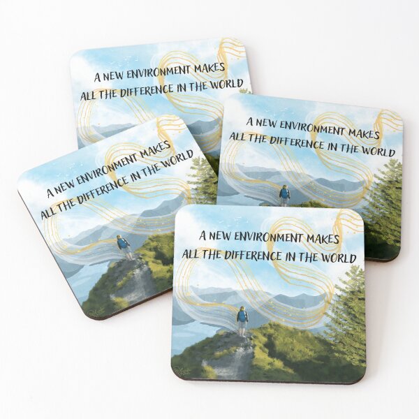 Item preview, A New Environment Makes All The Difference In The World. designed and sold by Gillian Mazzara.