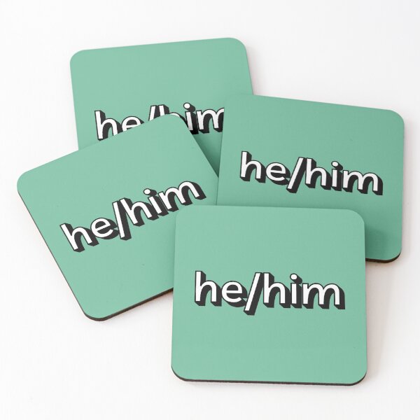 Item preview, He/Him Pronouns designed and sold by RockyCreekArt.