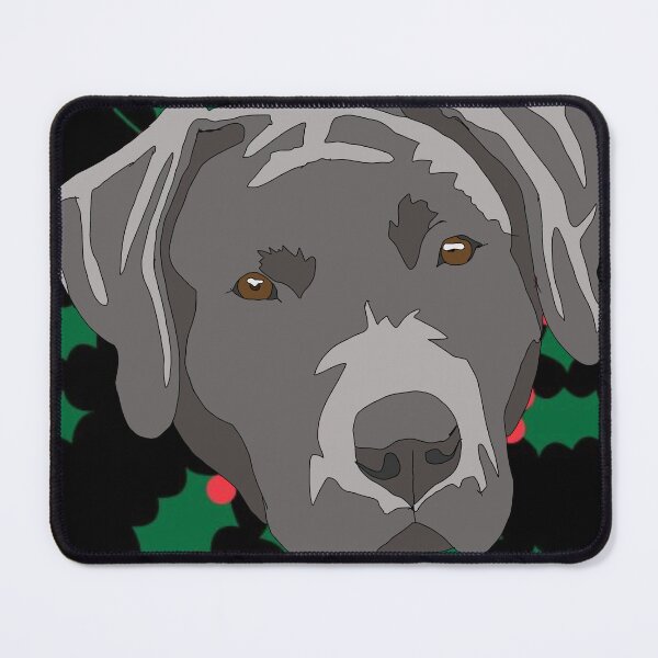 Item preview, Copy of Silver lab Christmas pattern designed and sold by LeahcarsArt.
