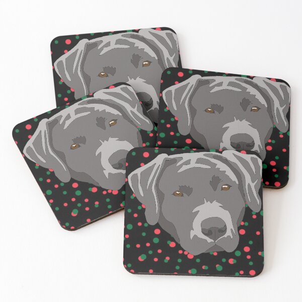 Item preview, Copy of Copy of Silver lab Christmas pattern designed and sold by LeahcarsArt.