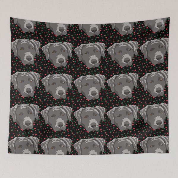 Item preview, Copy of Copy of Silver lab Christmas pattern designed and sold by LeahcarsArt.