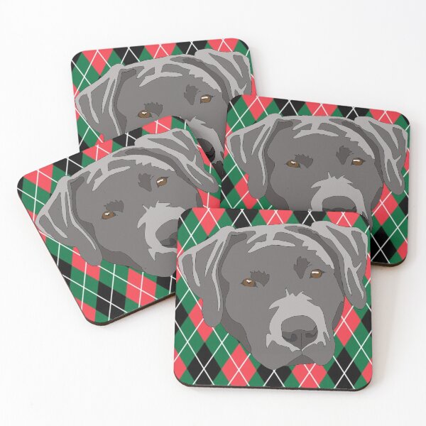 Item preview, Copy of Copy of Copy of Silver lab Christmas pattern designed and sold by LeahcarsArt.