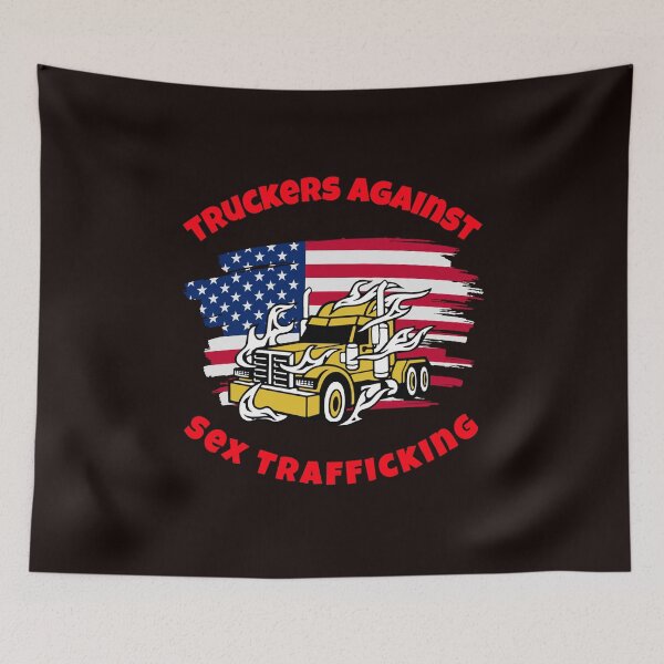 Item preview, American Trucker, Truckers Against Sex Trafficking GR designed and sold by TeamsterLife.