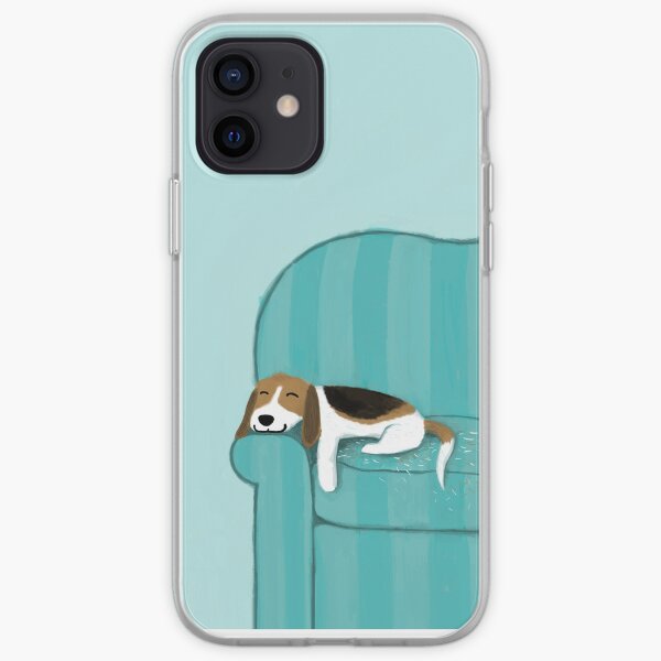 Happy Couch Dog | Cute Beagle iPhone Soft Case