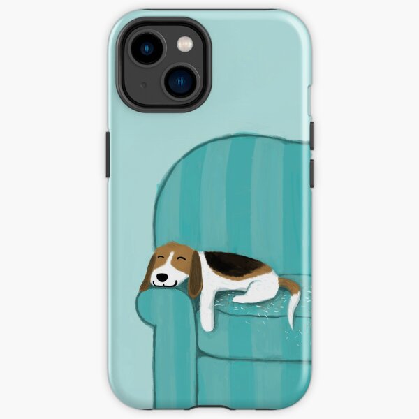 Happy Couch Dog | Cute Beagle iPhone Tough Case