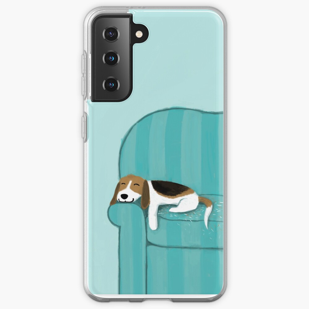 Happy Couch Dog | Cute Beagle Samsung Galaxy Phone Case