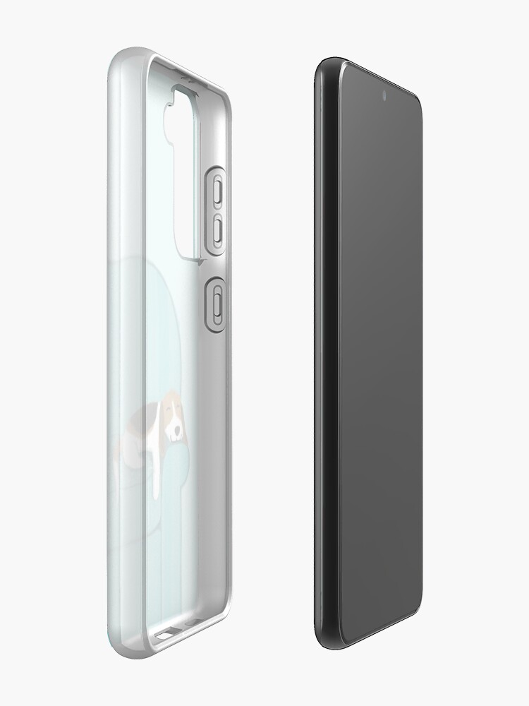 Alternate view of Happy Couch Dog | Cute Beagle Samsung Galaxy Phone Case