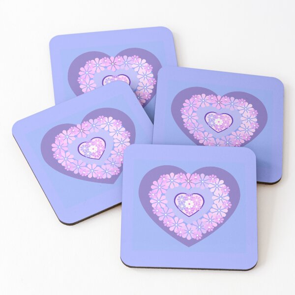 Item preview, purple heart true love modern design violet designed and sold by Bakkia.