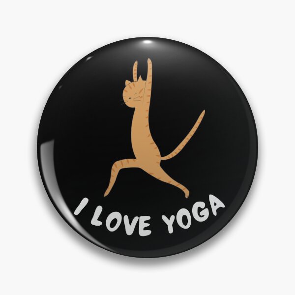 Item preview, cat loves yoga designed and sold by mahmoudfarrag.