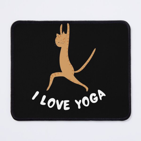 Item preview, cat loves yoga designed and sold by mahmoudfarrag.