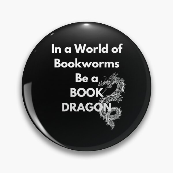 Item preview, In a World of Bookworms Be a BOOK DRAGON designed and sold by auradesign.