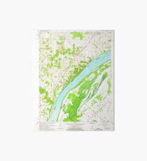 USGS TOPO Map Illinois IL Olmsted 308368 1967 24000 Art Board