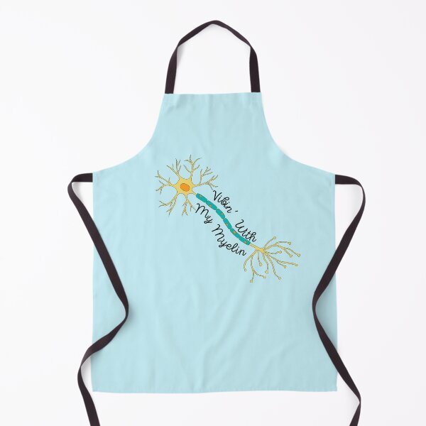Item preview, Vibin' with my myelin neurology MS pun designed and sold by Crafty-Anomaly.