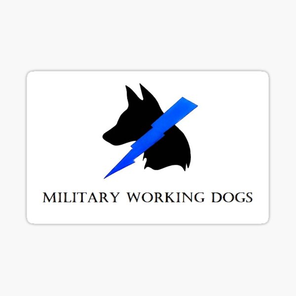 Vista previa del artículo con la obra «Perro de trabajo militar», diseñado y vendido por Workingdogs.
