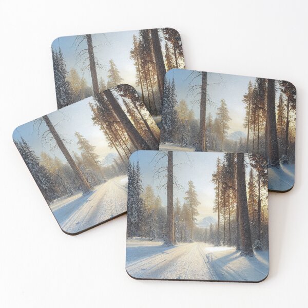 Item preview, Beautiful Winter Scenery with Snow on the Road designed and sold by PerfectMatch.