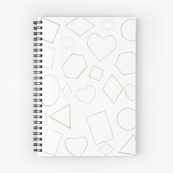 Item preview, golden Geometric shapes pattern  designed and sold by ColorandColor.