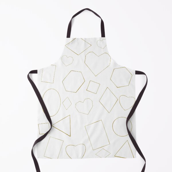 Item preview, golden Geometric shapes pattern designed and sold by ColorandColor.