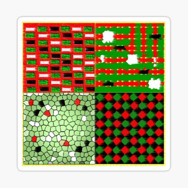 Ugly Christmas Design 1 Sticker