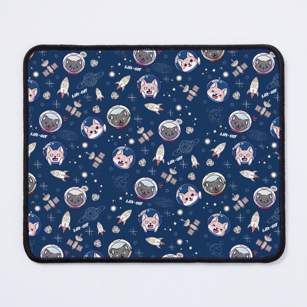 Item preview, Pets in Space on Navy designed and sold by Jack-and-Winnie.