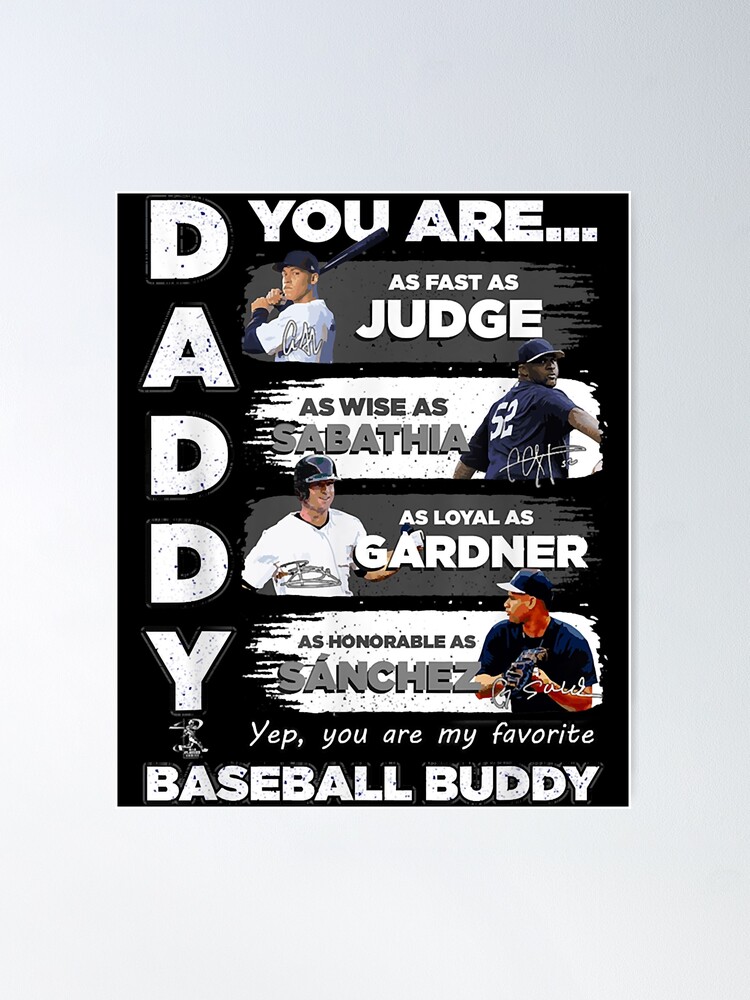 Yankees Baseball Color Swatch Print Yankees Baseball Poster 