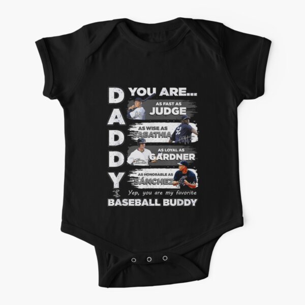  Aaron Judge Yankees - Daddy You Are Baseball Buddy,Short Sleeve  T-Shirt : Sports & Outdoors