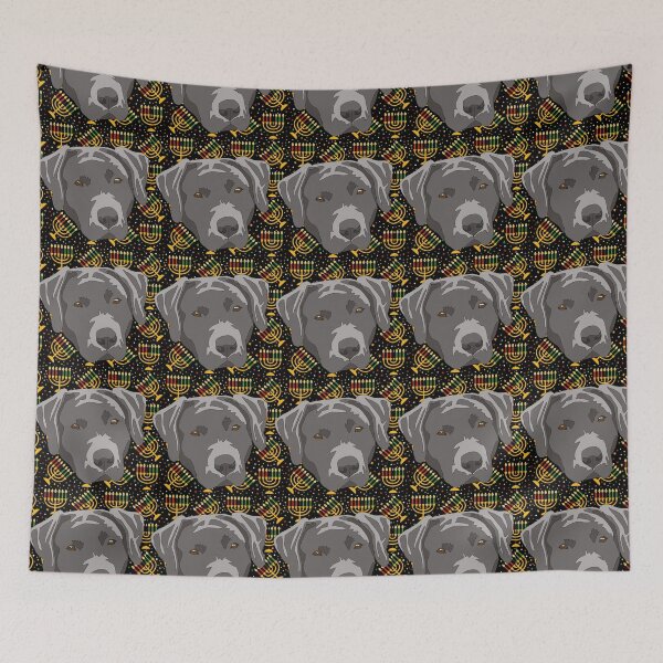 Item preview, Copy of Copy of Copy of Copy of Copy of Copy of Copy of Copy of Copy of Copy of Copy of Silver lab Christmas pattern designed and sold by LeahcarsArt.