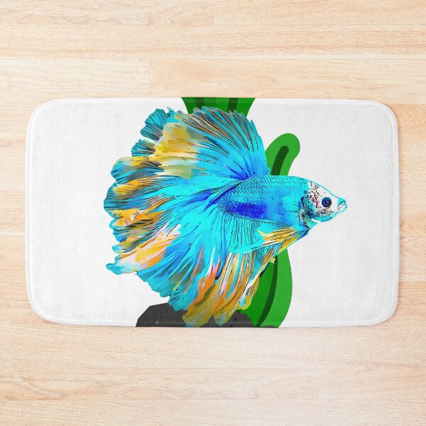 Item preview, Siamese Fighting Fish In Blue And Gold designed and sold by Heathermarie321.