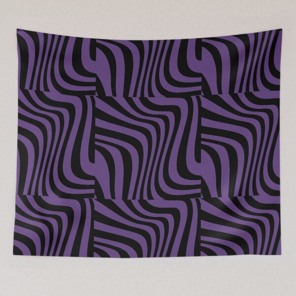 Item preview, Purple Wave Print  designed and sold by LivChrisDesigns.