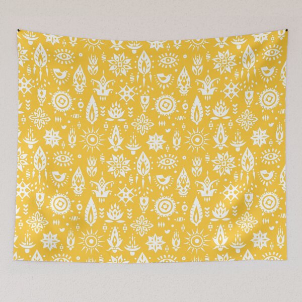 Item preview, African Yellow Tribal Pattern  designed and sold by Maussa Ivimas.