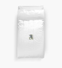 Dull Blue Flycatcher4760 Duvet Cover