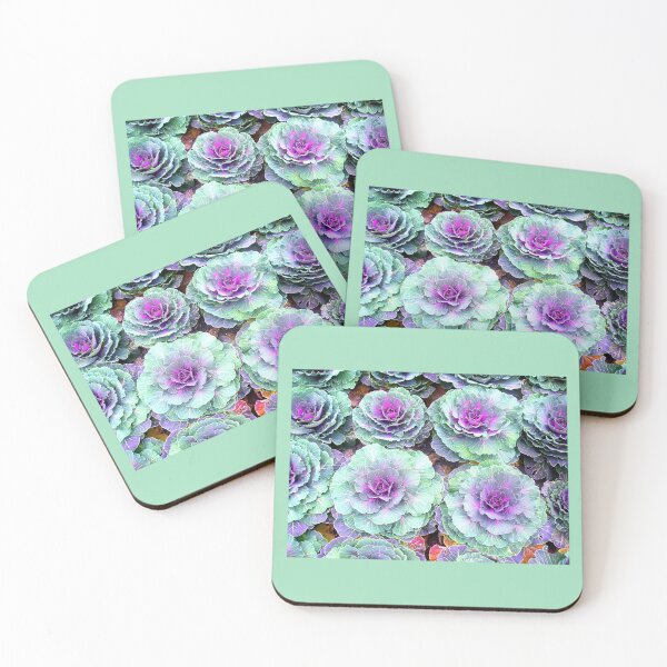 Item preview, Cabbage Bed Pink Green   designed and sold by Beatrice Roberts.