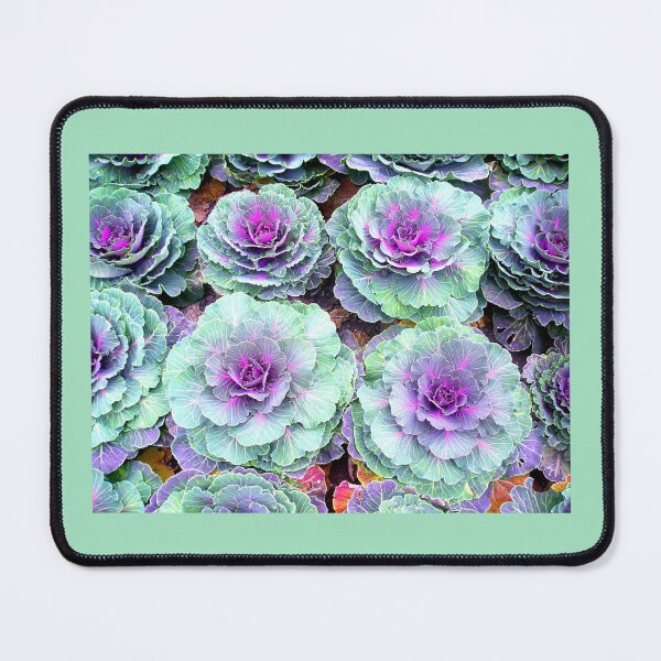 Item preview, Cabbage Bed Pink Green designed and sold by Beatrice Roberts.