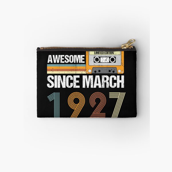 Item preview, Awesome Since March 1927 | 96th Birthday Gifts | 96 Years Old Gifts designed and sold by AMINE  ★★★★★.