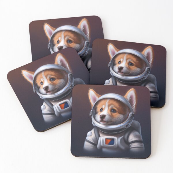 Item preview, Astronaut Corgi Puppy in a Spacesuit  designed and sold by Lilieae.