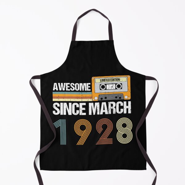 Item preview, Awesome Since March 1928 | 95th Birthday Gifts | 95 Years Old Gifts designed and sold by AMINE  ★★★★★.