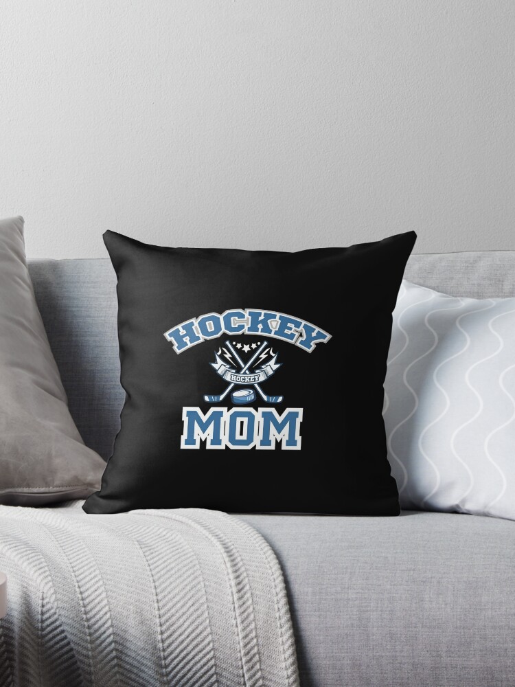 Hockey MOM throw pillow