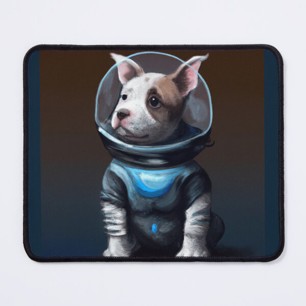 Item preview, Astronaut Pitbull Puppy in a Spacesuit designed and sold by Lilieae.