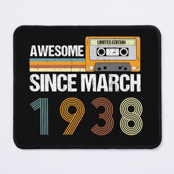 Item preview, Awesome Since March 1938 | 85th Birthday Gifts | 85 Years Old Gifts designed and sold by AMINE  ★★★★★.