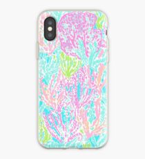 Coral Print iPhone Case
