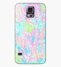 Coral Print Case/Skin for Samsung Galaxy