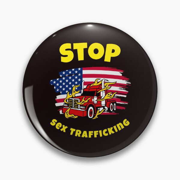Item preview, American Trucker, STOP Sex Trafficking RY designed and sold by TeamsterLife.
