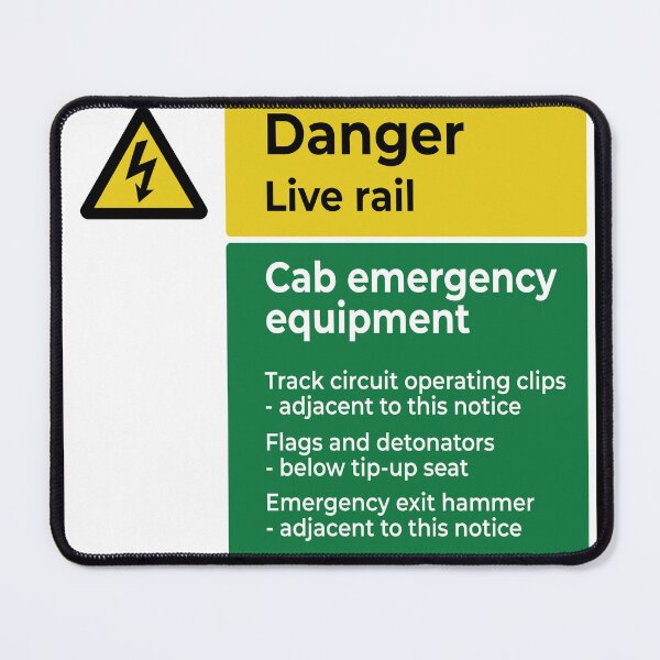 Item preview, Danger Live Rail designed and sold by Green-over-red.
