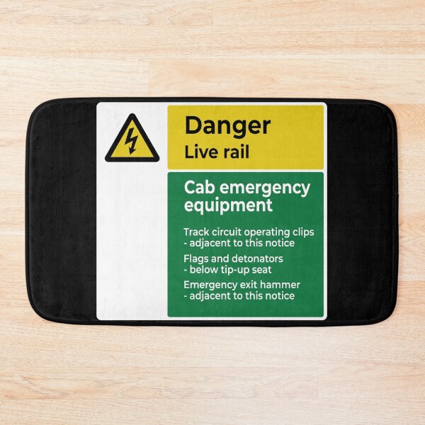 Item preview, Danger Live Rail designed and sold by Green-over-red.