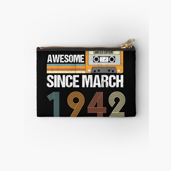 Item preview, Awesome Since March 1942 | 81th Birthday Gifts | 81 Years Old Gifts designed and sold by AMINE  ★★★★★.