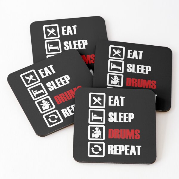 Item preview, eat sleep drums repeat  designed and sold by SwifTech.