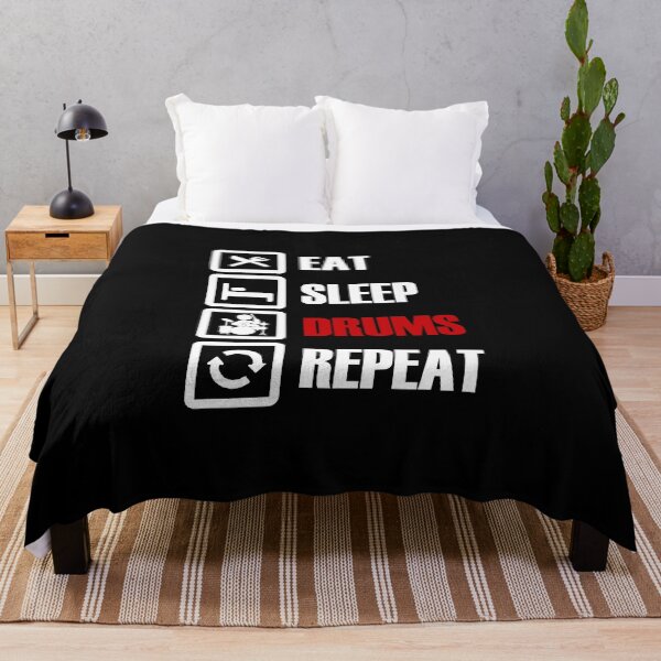 Item preview, eat sleep drums repeat  designed and sold by SwifTech.