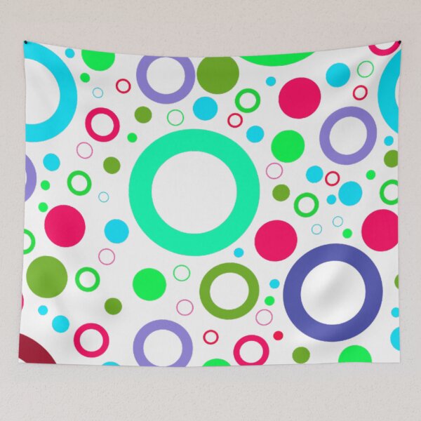 Item preview, Retro Inspired Circles designed and sold by TotallyRetroArt.