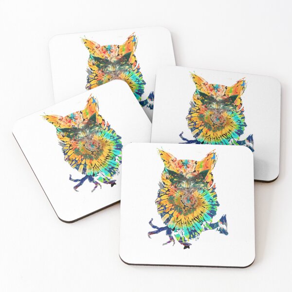 Item preview, Cool owl lovely Hybrid Tie Dye  designed and sold by Dodern.